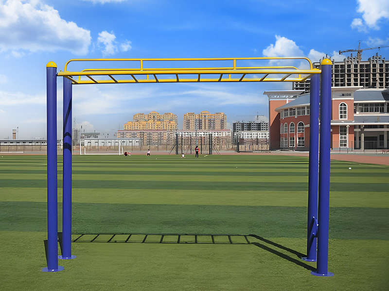 户外健身器材展示