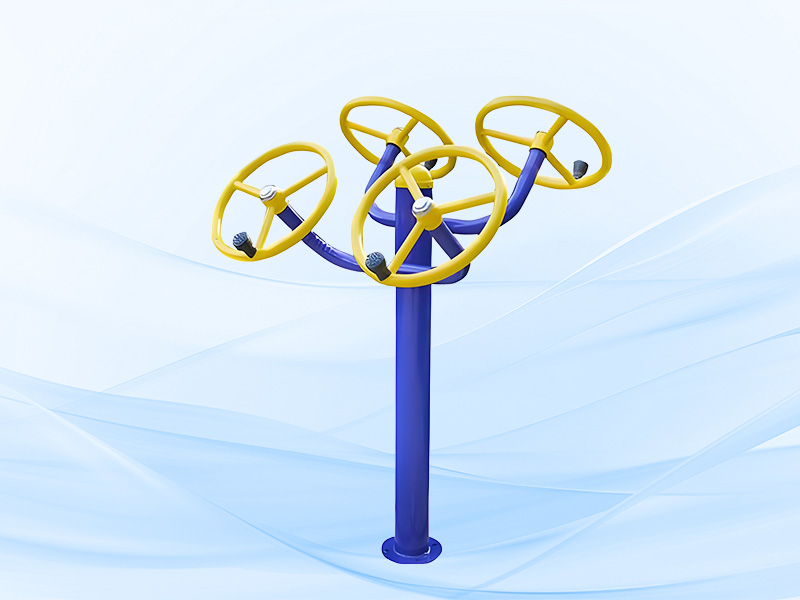 户外健身器材展示